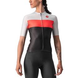 Castelli Women's Aero Pro Jersey - Light Black/Brilliant Pink