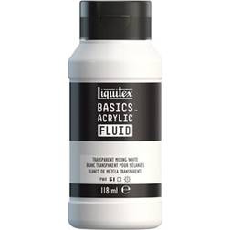 Liquitex Basics Fluid akrylmaling 430 Transparent Mixing White 118 ml