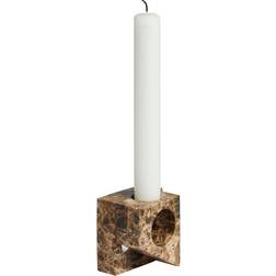 Woud Jeu de dés 2 holder marble Candlestick