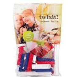 Diverse Twixit plastklemmer, 15x6 cm og 5x11 cm
