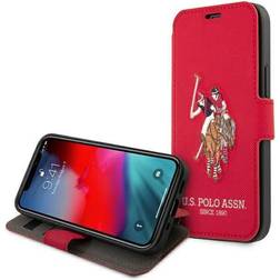 U.S. Polo Assn. USFLBKP12LPUGFLRE iPhone 12 Max 6,7" czerwony/red book Embroidery Collection