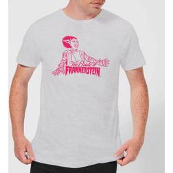 Universal Monsters Universal Monsters Bride Of Frankenstein Crest Men's T-Shirt Grey