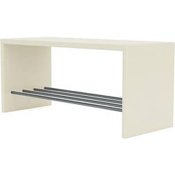 Montana Furniture skobænk, Vanilla Skostativ