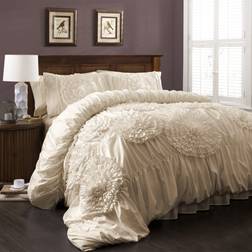 Lush Decor Serena Bedspread Beige (243.8x233.7cm)