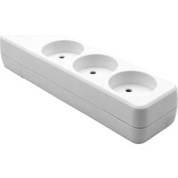 ProXtend Danish Power Strip 3-way White