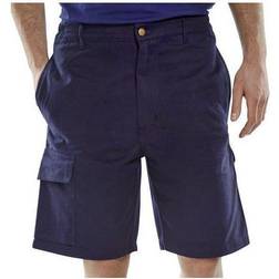 Click Beeswift Cargo Pocket Shorts Navy Blue CLCPSN36