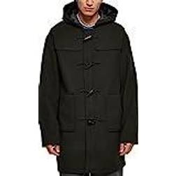 Urban Classics Herren Duffle Coat Mantel, Black