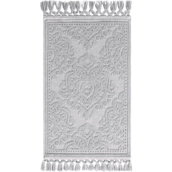 Ricardo Cotton Bath Rug Gray 21x34"