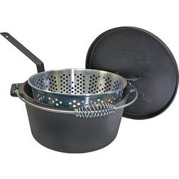 Bayou Classic Pres-Seasoned Cast Iron with lid 7.57 L 29.8 cm