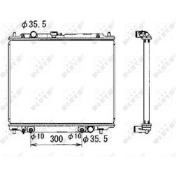 NRF Kylare, motorkylning 8718042029492 MITSUBISHI PAJERO