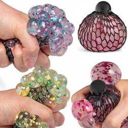 TOBAR confetti squishy mesh ball stress