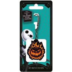 Pyramid International Disney 3D Rubber Keychain The Nightmare Before Christmas Flaming Pumpkin