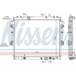 Nissens Nissens 646897 Heizkörper Kühlung des Motors