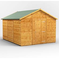 power Sheds Shiplap Dip Treated Windowless Shed (Building Area )