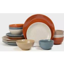 Sango Siterra Painters Palette Dinner Set 16