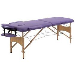 Homcom Salon Folding Massage Table Bed Tattoo Therapy Couch Purple