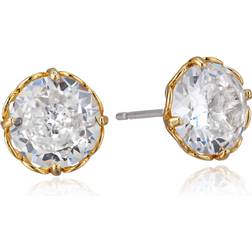 Kate Spade Crystal Stud Earrings Clear/Gold Clear/Gold