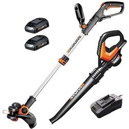 Worx 20V Trimmer and Blower Power Share Combo Kit WG916 Battery & Charger Included