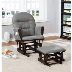 Naomi Home Glider and Ottoman Set Nursery Glider with Nursery