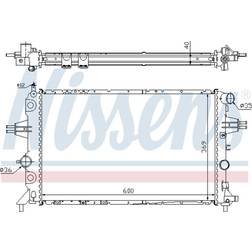 NISSENS Coolant Radiator 63249A for OPEL ASTRA TD etc