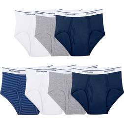 Fruit of the Loom Boys Big Cotton Brief Multipack Assorted