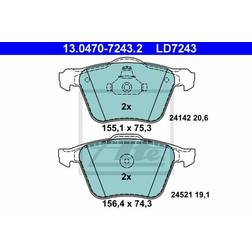 ATE Brake Pad Ceramic 13.0470-7243.2 13047072432