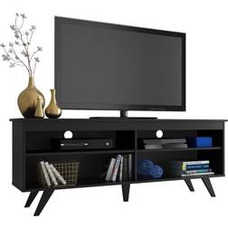 Madesa Entertainment Center Black TV Bench 59x23"