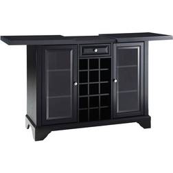 Crosley Furniture LaFayette Black Liquor Cabinet 47.8x36"