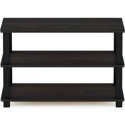 Furinno Turn-S-Tube 3-Tier Espresso/Black Shoe Rack