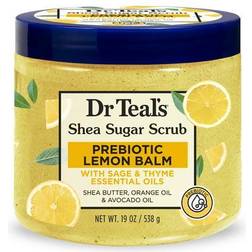 Dr Teal's Shea Sugar Body Scrub with Prebiotic Lemon Balm Essential