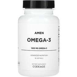 Codeage Amen Omega-3 EPA DHA Fatty Acids Fish Oil 90 pcs