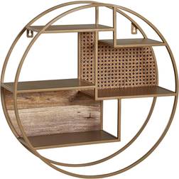 Wohnling Rattan Wandregal