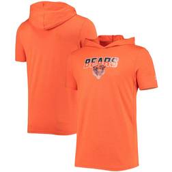 New Era Men's Heathered Orange Chicago Bears Team Brushed Hoodie T-Shirt