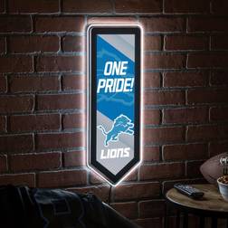 Evergreen Enterprises Detroit Lions LED Wall Pennant