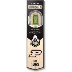 YouTheFan NCAA Purdue Boilermakers FB 3D StadiumView Banner 8x32