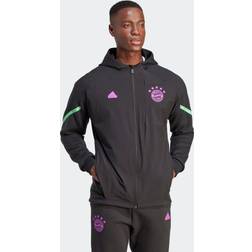 Adidas FC Bayern Designed For Gameday Full-Zip Hoodie Black Mens