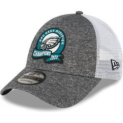 New Era Men's Philadelphia Eagles Heather 2022 NFC East Division Champions Locker Room 9FORTY Adjustable Hat