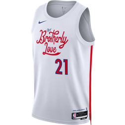 Nike 76ers Dri-FIT Swgmn Jersey Ce 22, Male, Ropa, Jersey, Blanco