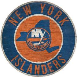 Fan Creations New York Islanders State Circle Sign