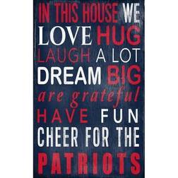 Fan Creations Football Shop New England Patriots In This House Sign