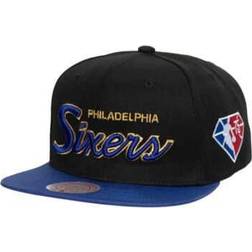 Mitchell & Ness 76ers NBA 75th Gold Snapback, Unisex, Ropa, Sombreros y gorras