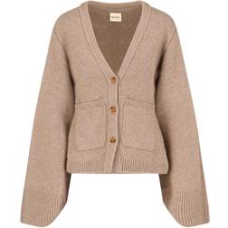 Khaite 'Scarlet' Cardigan Beige