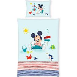 Disney Mouse Flanell-Kinderbettwsche - multi 100x135