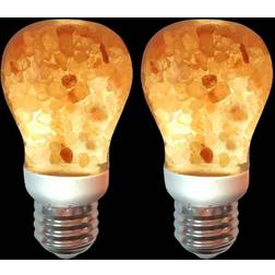 Salt light bulbs 60watt equivalent warm amber glow pack of 2 2 count