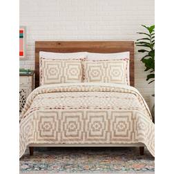 Justina Blakeney Hypnotic Cream Duvet Cover White