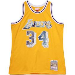 Mitchell & Ness Lakers 75th Anniversary Swingman Jersey O'Neal, Male, Ropa, Jersey, Amarillo