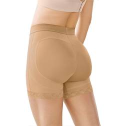 Leonisa Mid-Rise Sculpting Butt Lifter Shaper Short