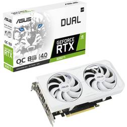 ASUS Dual NVIDIA GeForce RTX 3060 Ti White OC Edition Graphics