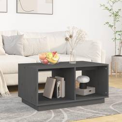 vidaXL 80 x 50 x 40 cm Massivt Fyrretræ Sofabord