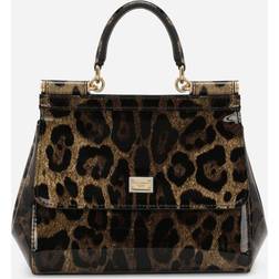 Dolce & Gabbana KIM small leo-print Sicily bag leo one size